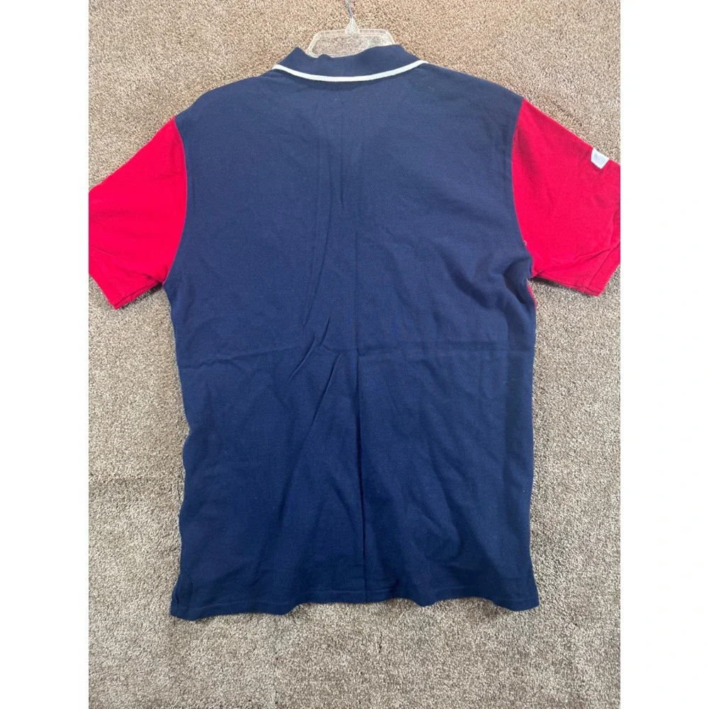 Polo Ralph Lauren Boys XL 18-20 Big Pony Red Navy Blue American Flag Polo Shirt - Picture 10 of 11
